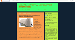 Desktop Screenshot of akadalymentesites.blogspot.com