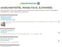 Tablet Screenshot of akadalymentesites.blogspot.com