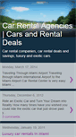 Mobile Screenshot of carrentalagency.blogspot.com