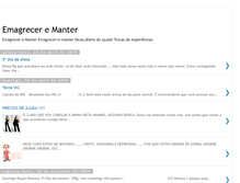 Tablet Screenshot of emagrecer-e-manter.blogspot.com
