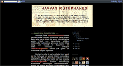 Desktop Screenshot of havvaskutuphanesi.blogspot.com