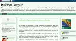 Desktop Screenshot of defensorpotiguar.blogspot.com