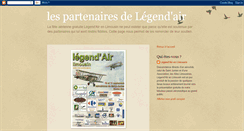 Desktop Screenshot of partenaireslegendair.blogspot.com