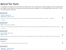 Tablet Screenshot of behindtheteeth.blogspot.com