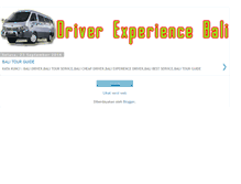 Tablet Screenshot of driverexperiencebali.blogspot.com