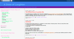 Desktop Screenshot of doseoflaughter.blogspot.com