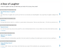 Tablet Screenshot of doseoflaughter.blogspot.com