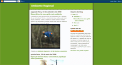 Desktop Screenshot of meioambienteregional.blogspot.com