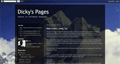 Desktop Screenshot of dickyspages.blogspot.com