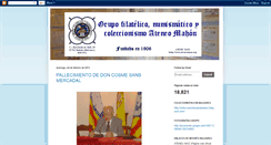 Desktop Screenshot of grupofilatelicoynumismaticoateneomaho.blogspot.com