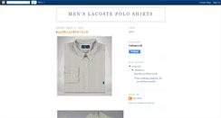 Desktop Screenshot of lacostepoloshirts-j.blogspot.com