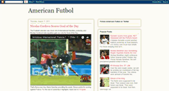 Desktop Screenshot of american-futbol.blogspot.com