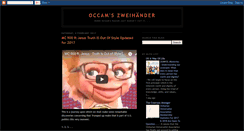 Desktop Screenshot of occams-zweihander.blogspot.com