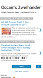 Mobile Screenshot of occams-zweihander.blogspot.com