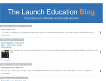 Tablet Screenshot of launcheducationblog.blogspot.com