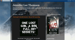 Desktop Screenshot of jennifer-thomson.blogspot.com