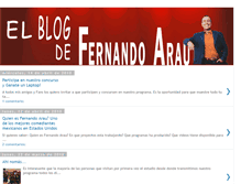 Tablet Screenshot of fernandoarau.blogspot.com
