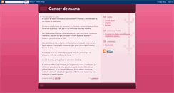 Desktop Screenshot of cancer-mama.blogspot.com