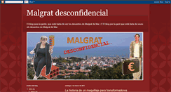 Desktop Screenshot of malgratdesconfidencial.blogspot.com