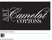 Tablet Screenshot of camelotcottons.blogspot.com