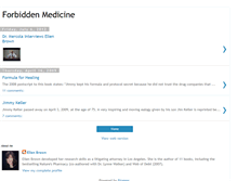 Tablet Screenshot of forbiddenmedicine.blogspot.com