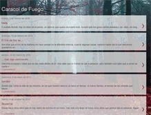 Tablet Screenshot of caracoldefuego.blogspot.com