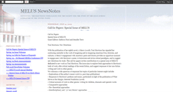 Desktop Screenshot of melus-newsnotes.blogspot.com