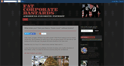 Desktop Screenshot of fatcorporatebastards.blogspot.com