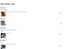 Tablet Screenshot of ourlittlelab.blogspot.com