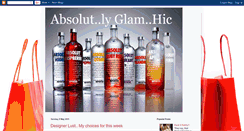 Desktop Screenshot of absolutlyglam.blogspot.com