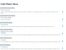 Tablet Screenshot of cold-water-news.blogspot.com