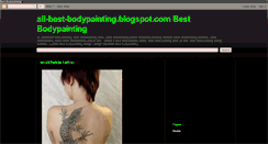 Desktop Screenshot of all-best-bodypainting.blogspot.com