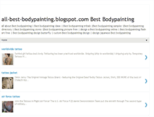 Tablet Screenshot of all-best-bodypainting.blogspot.com