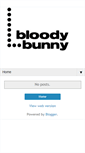 Mobile Screenshot of bloodybunny.blogspot.com