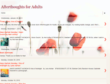 Tablet Screenshot of afterthoughtsforadults.blogspot.com