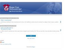 Tablet Screenshot of homecaredelivered.blogspot.com