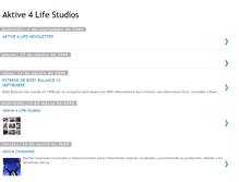 Tablet Screenshot of aktive4life.blogspot.com