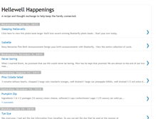 Tablet Screenshot of hellewellhappenings.blogspot.com