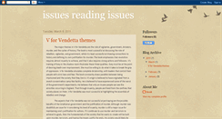 Desktop Screenshot of issuesreadingissues.blogspot.com