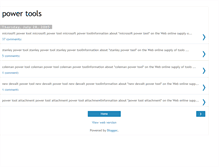 Tablet Screenshot of powertools365.blogspot.com