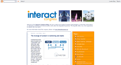 Desktop Screenshot of interactcongress.blogspot.com