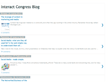 Tablet Screenshot of interactcongress.blogspot.com