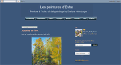 Desktop Screenshot of evhe-une-peinture-par-jour.blogspot.com