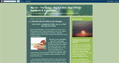 Desktop Screenshot of bigsurthescoop.blogspot.com