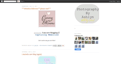 Desktop Screenshot of photographybyashlyn.blogspot.com