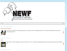 Tablet Screenshot of newf-friends.blogspot.com