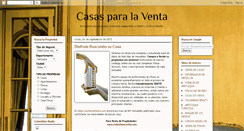 Desktop Screenshot of casas-venta.blogspot.com