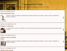 Tablet Screenshot of casas-venta.blogspot.com