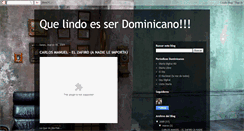 Desktop Screenshot of eldominicanoausente.blogspot.com