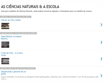 Tablet Screenshot of cienciaseescola.blogspot.com